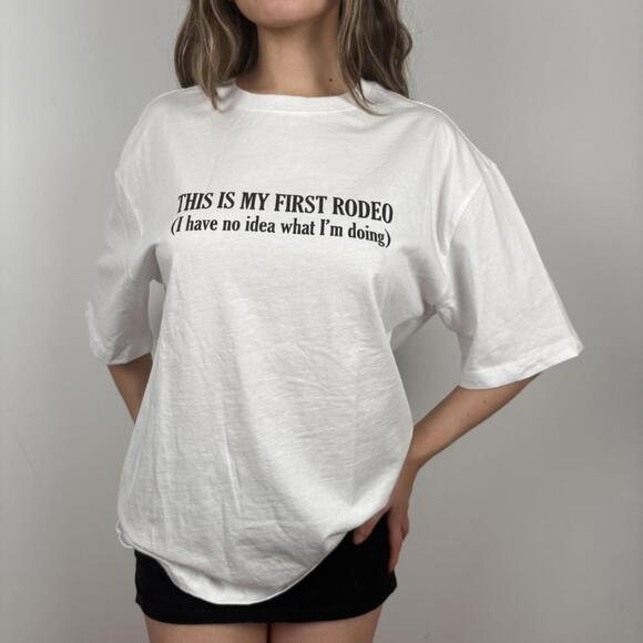 Women's White Tshirt - Picture 1 of 2